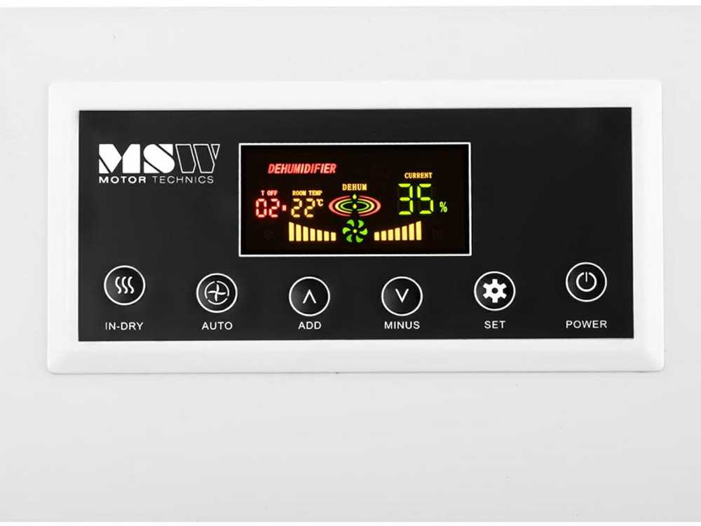 MSW Oro sausintuvas, drėgmės sugėriklis, pramoninės statybos, 50 l/24 val., iki 70 m2