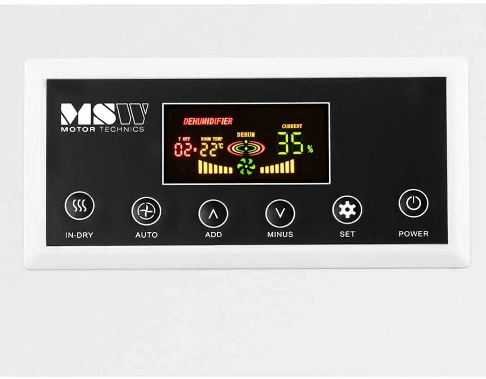 MSW Mobilus pramoninis sausintuvas, talpa 9 l 50 l/24 h iki 80 m2
