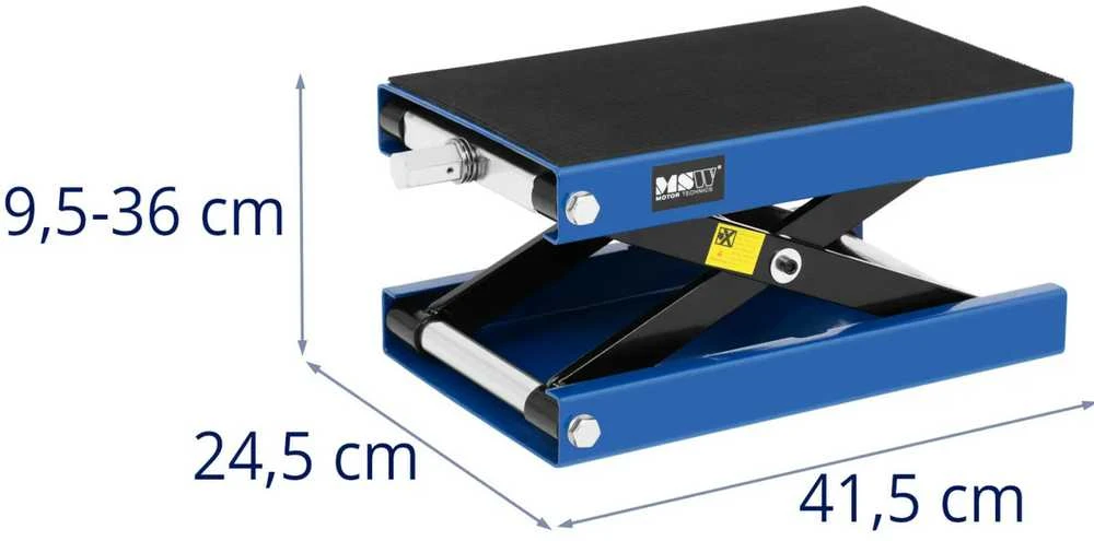 MSW Rankinis motociklo domkratas 9,5-36 cm iki 500 kg