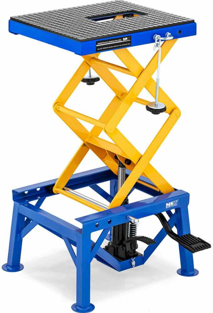 MSW Motociklo žirklinis keltuvas 35-87 cm 150 kg