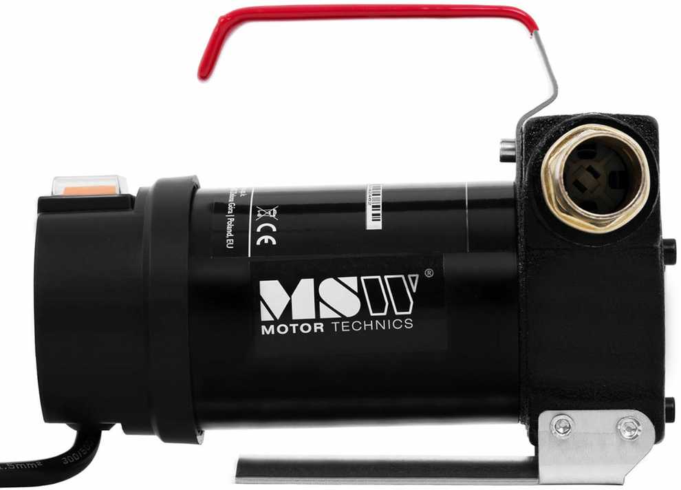 MSW Elektrinis siurblys dyzeliniam kurui išleisti, savisiurbis IP55 12 V 155 W 40 l/min