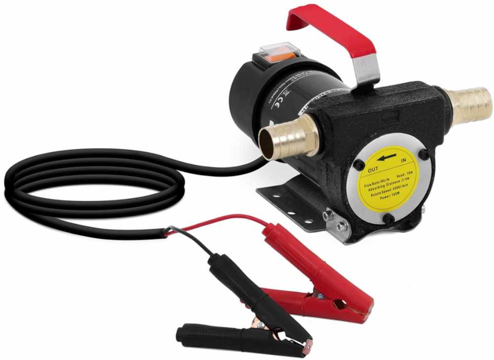 MSW Elektrinis siurblys dyzeliniam kurui išleisti, savisiurbis IP55 12 V 155 W 40 l/min