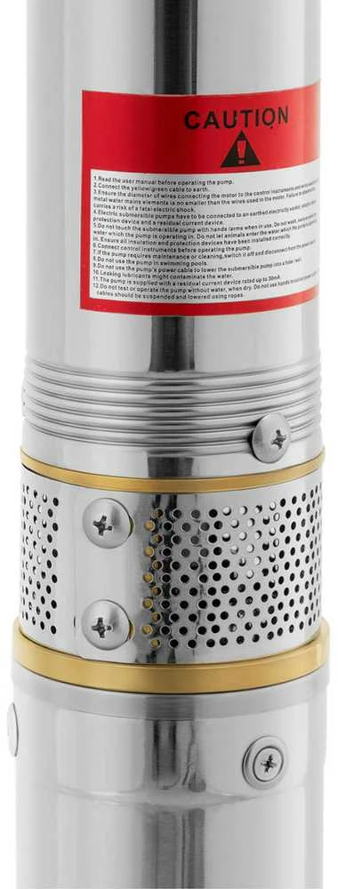 „Hillvert“ giluminio gręžinio siurblys STAL 750 W, 3800 l/h, iki 85 m