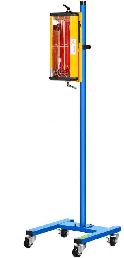 MSW Dažų infraraudonųjų spindulių šildytuvas dažams džiovinti ant stovo 1100W IR-DRYER1000
