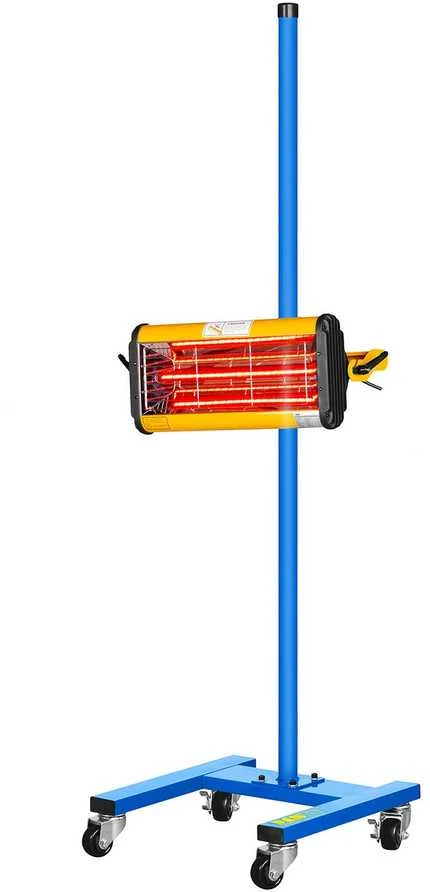 MSW Dažų infraraudonųjų spindulių šildytuvas dažams džiovinti ant stovo 1100W IR-DRYER1000