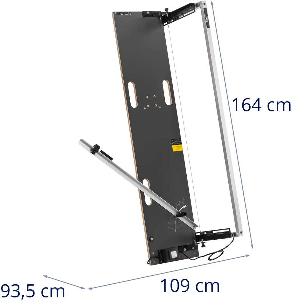 MSW Putplasčio pjovimo staklės, ilgis 1350 mm, gylis 350 mm, 200 W