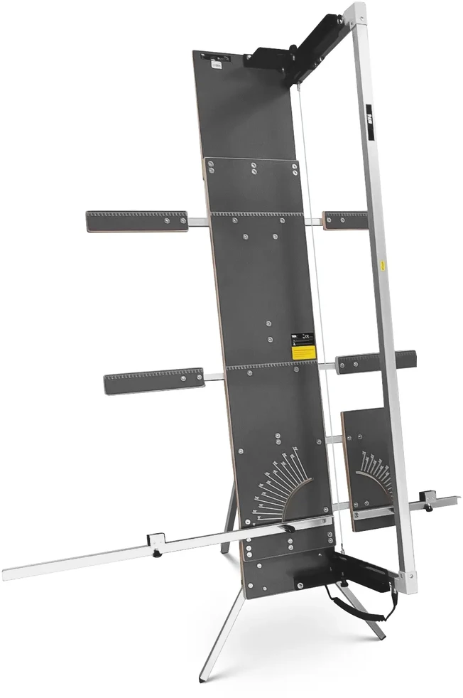 MSW putplasčio pjaustymo mašina su stovu ir laikikliu, ilgis 1300 mm, gylis 350 mm, 200 W