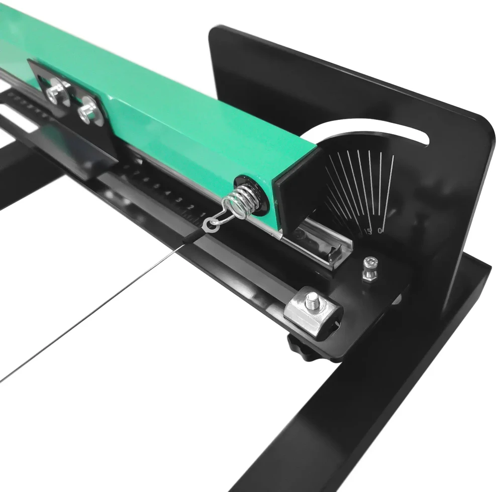 MSW putplasčio pjaustymo mašina su stovu, ilgis 1350 mm, gylis 350 mm, 200 W