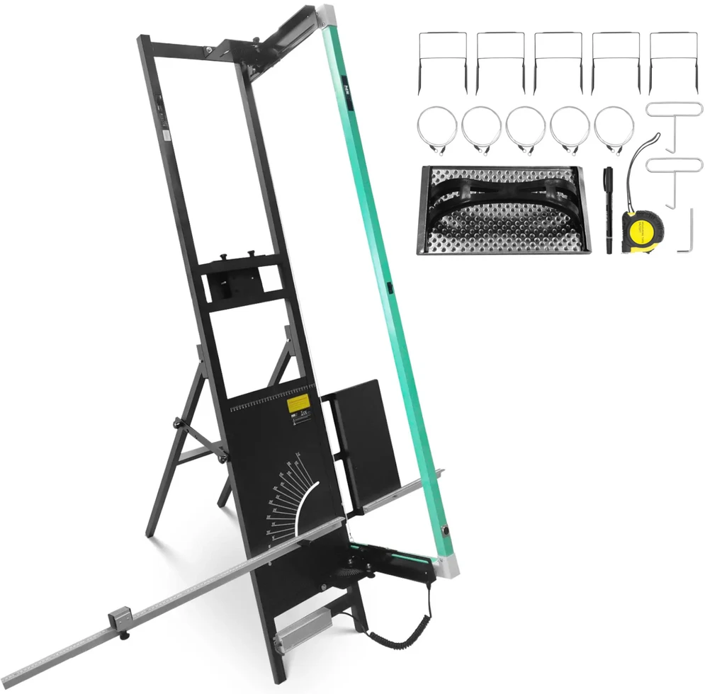 MSW putplasčio pjaustymo mašina su stovu, ilgis 1350 mm, gylis 350 mm, 200 W