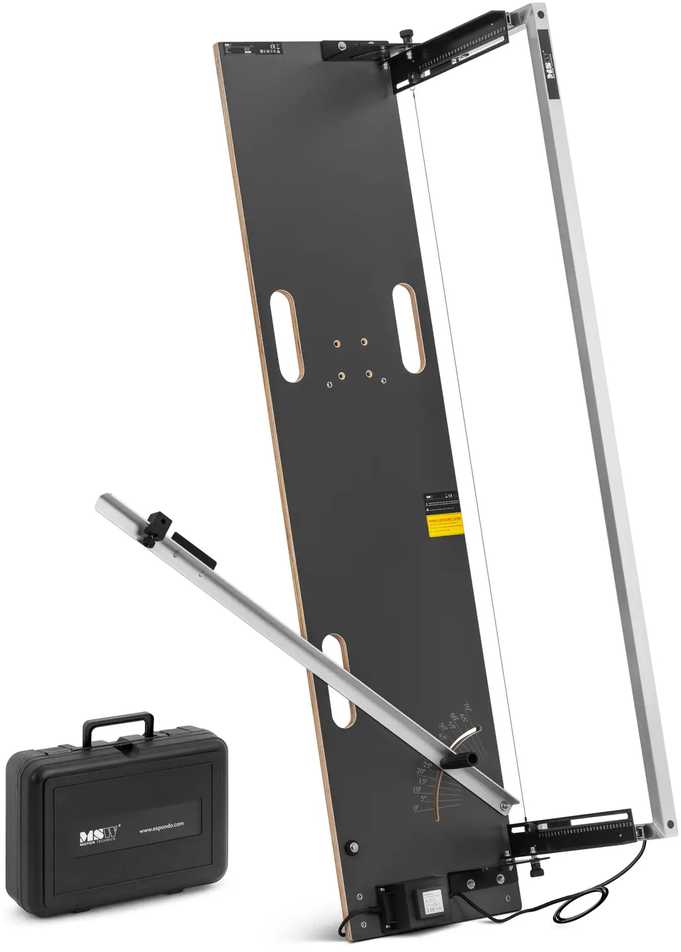 MSW Putplasčio pjaustymo mašina su terminiu peiliu, ilgis 1350 mm, gylis 350 mm, 200 W - komplektas