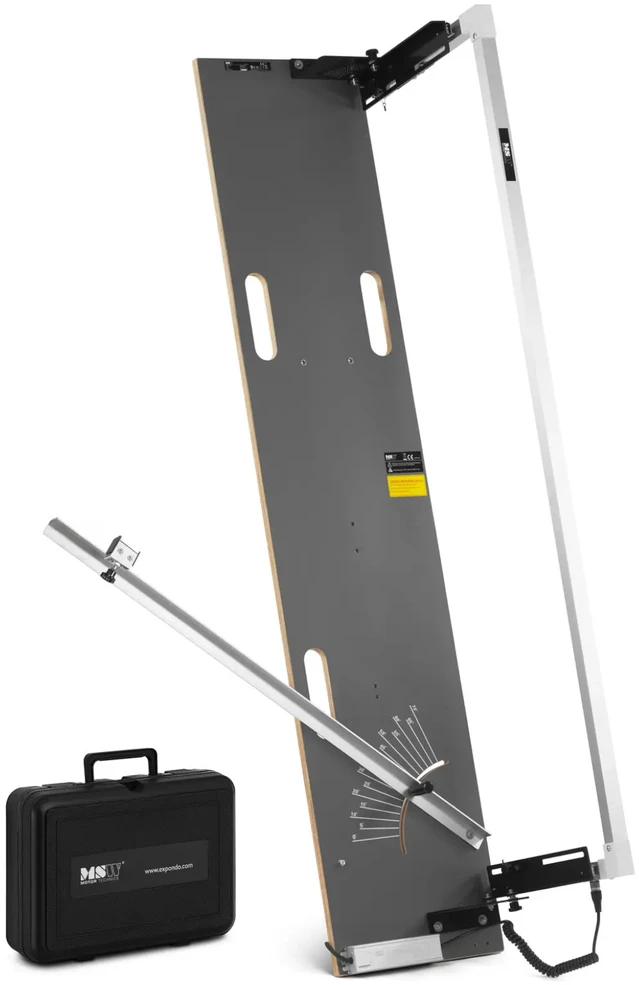 MSW Putplasčio pjaustymo mašina su terminiu peiliu, ilgis 1350 mm, gylis 350 mm, 200 W - komplektas