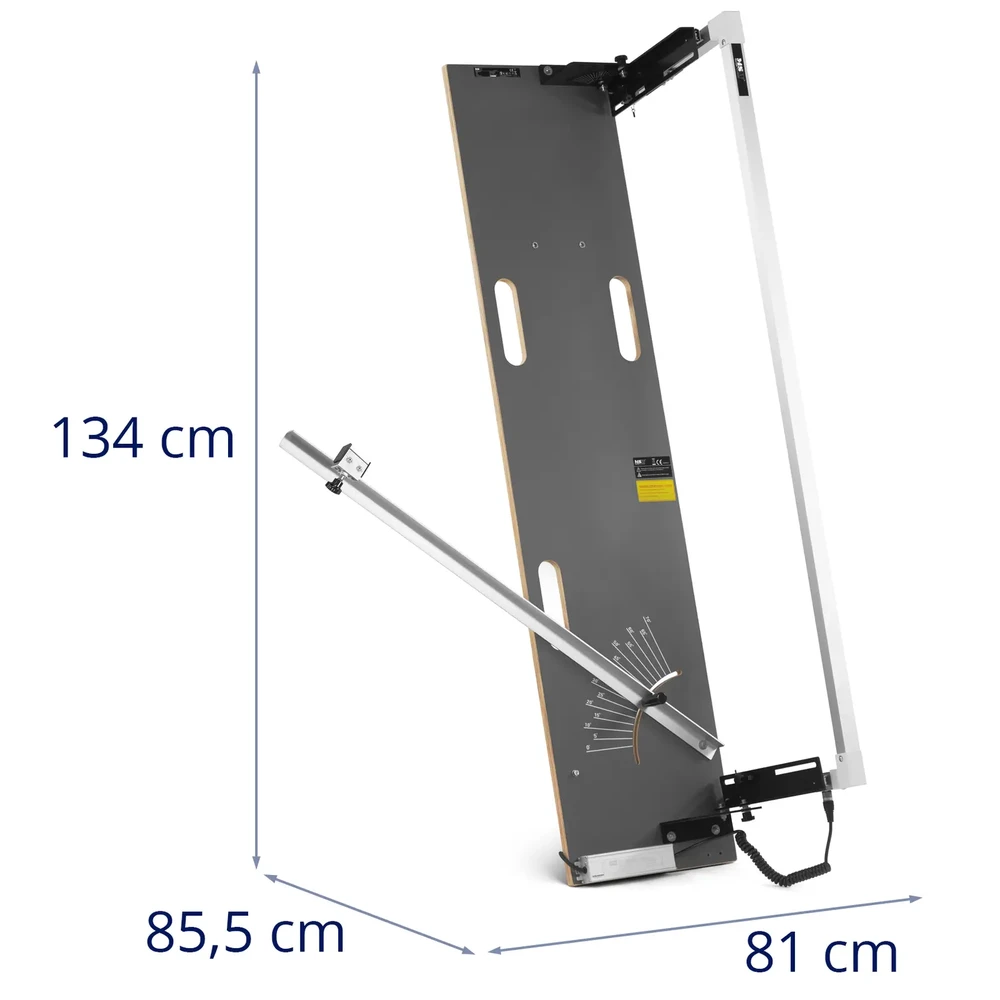 MSW Putplasčio pjaustymo mašina su terminiu peiliu, ilgis 1070 mm, gylis 350 mm, 160 W