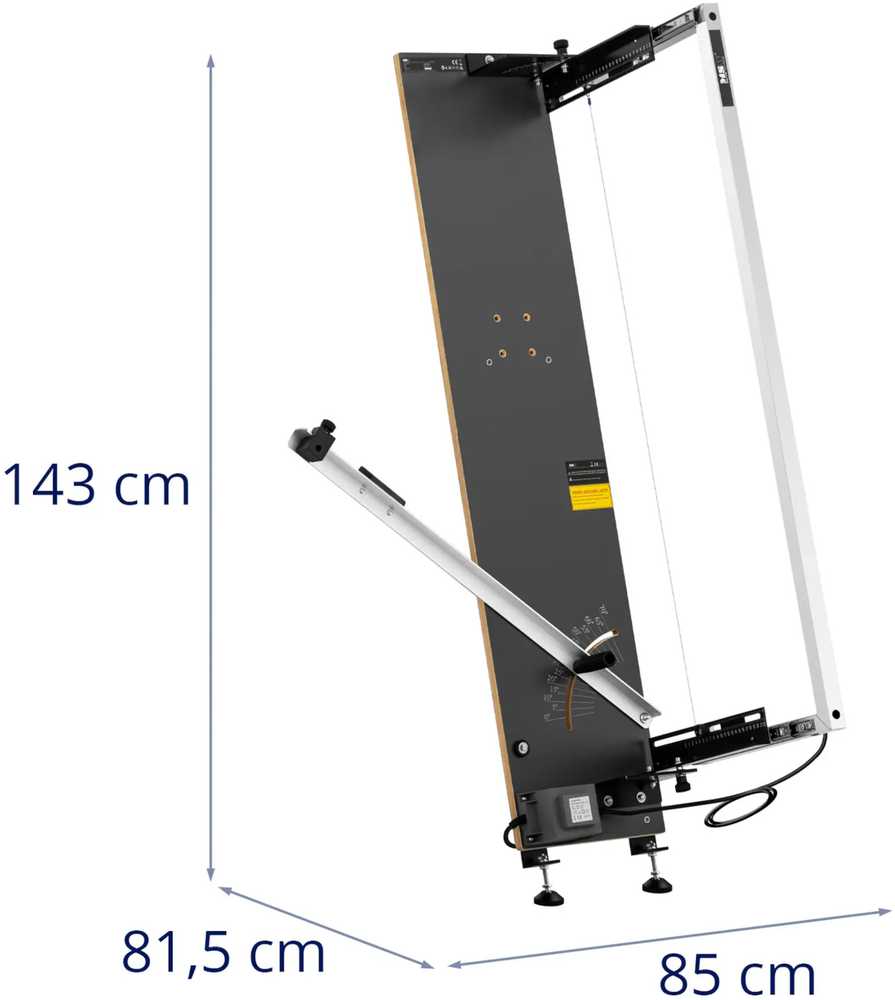 MSW terminis PEILIS putplasčio pjaustymo įrenginys ant kojelių, ilgis 1070 mm, gylis 350 mm, 160 W