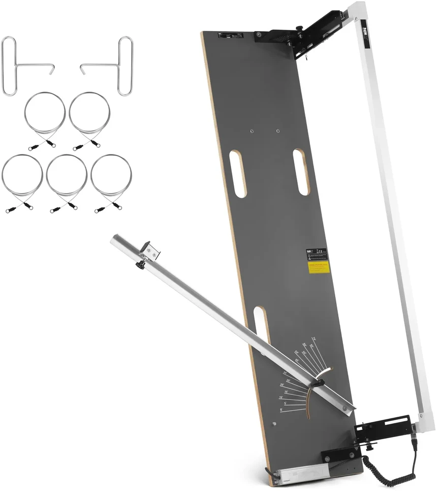 MSW Putplasčio pjaustymo mašina su terminiu peiliu, ilgis 1070 mm, gylis 350 mm, 160 W