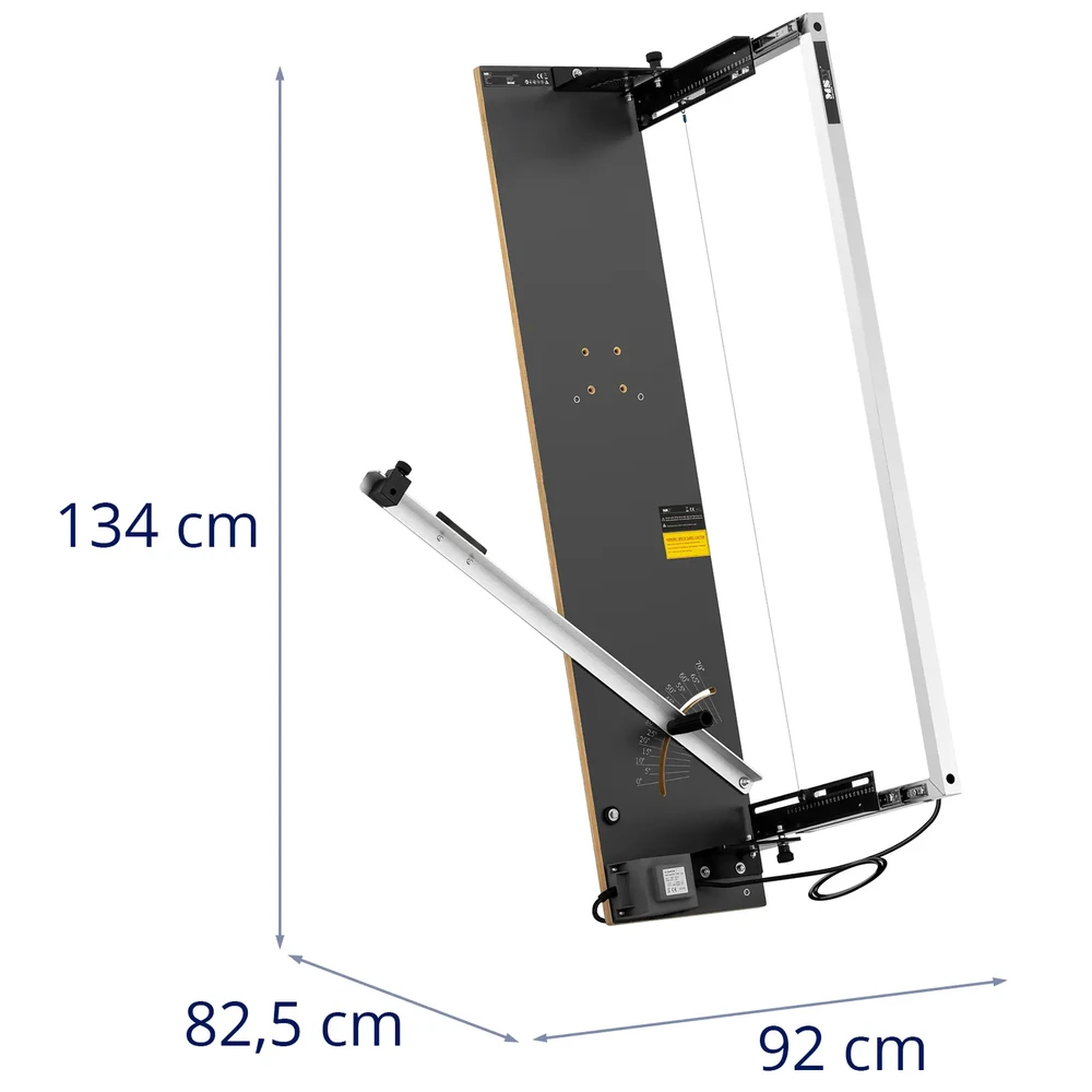 MSW Putplasčio pjaustymo mašina su terminiu peiliu, ilgis 1070 mm, gylis 350 mm, 160 W