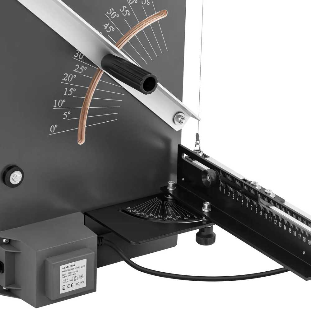 MSW Putplasčio pjaustymo mašina su terminiu peiliu, ilgis 1070 mm, gylis 350 mm, 160 W