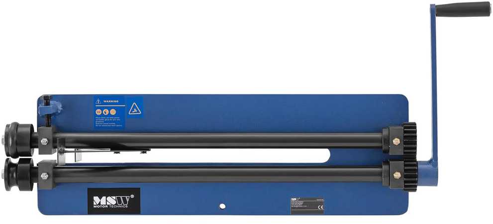 MSW Rankinė karoliukų formavimo mašina skardos formavimui, plotis 46 cm, 1,2 mm