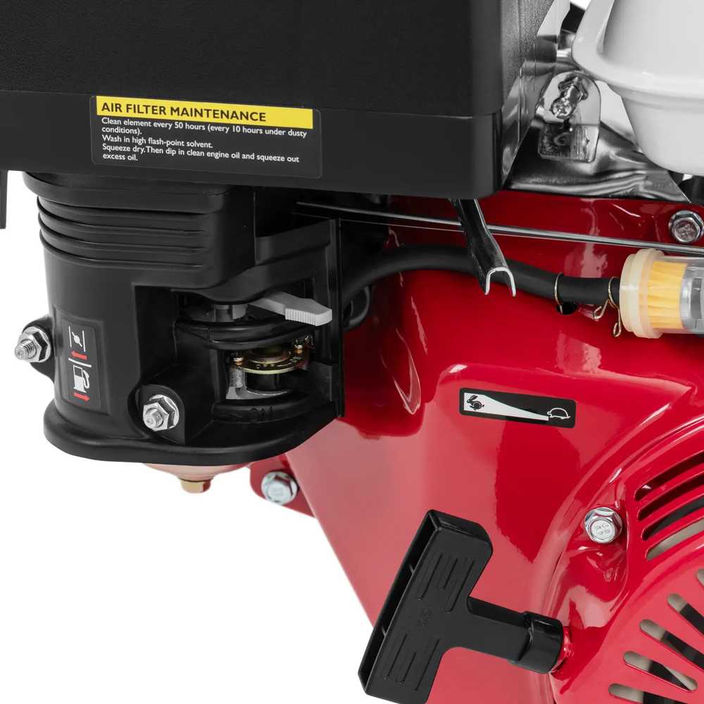 MSW 4 taktų vieno cilindro benzininis variklis su elektriniu starteriu, 6,5 l, 16 AG