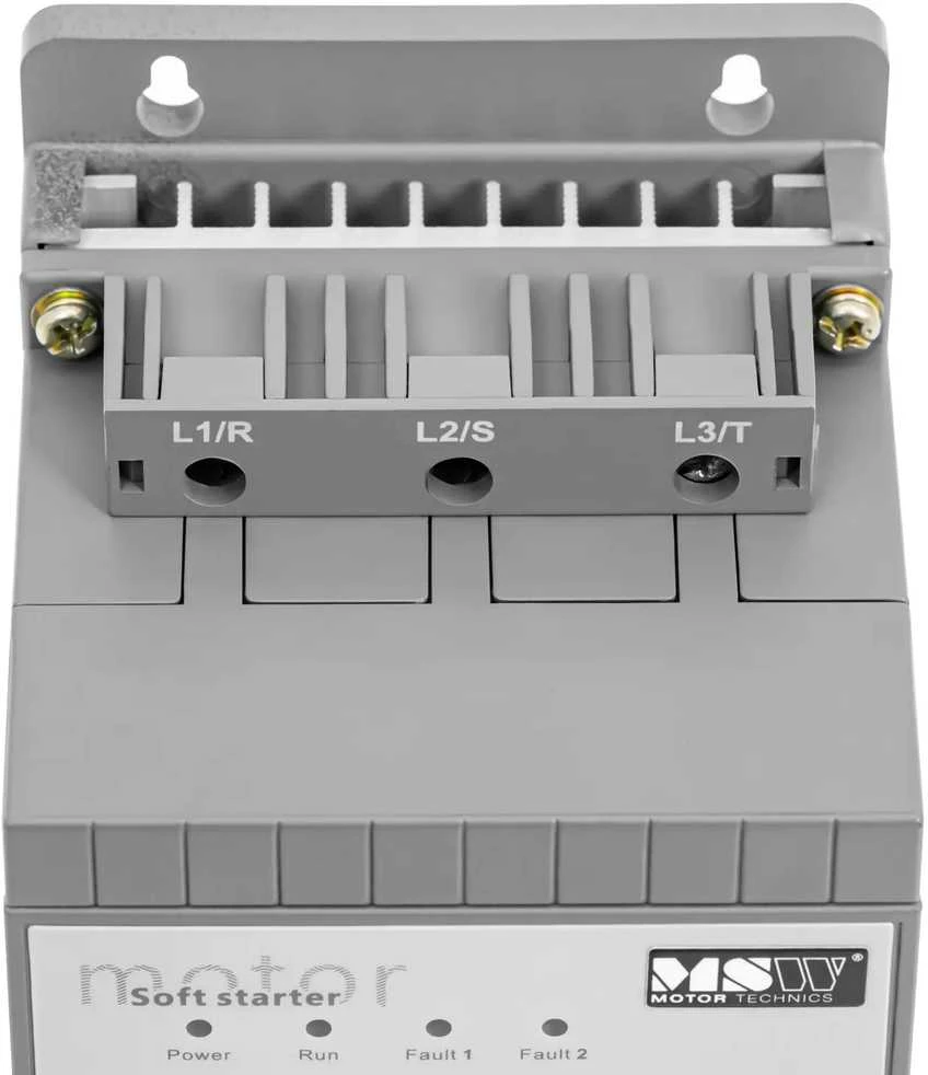 MSW Švelnus starteris švelniam variklių paleidimui 3 A 1,5 kW 400 / 100–240 V