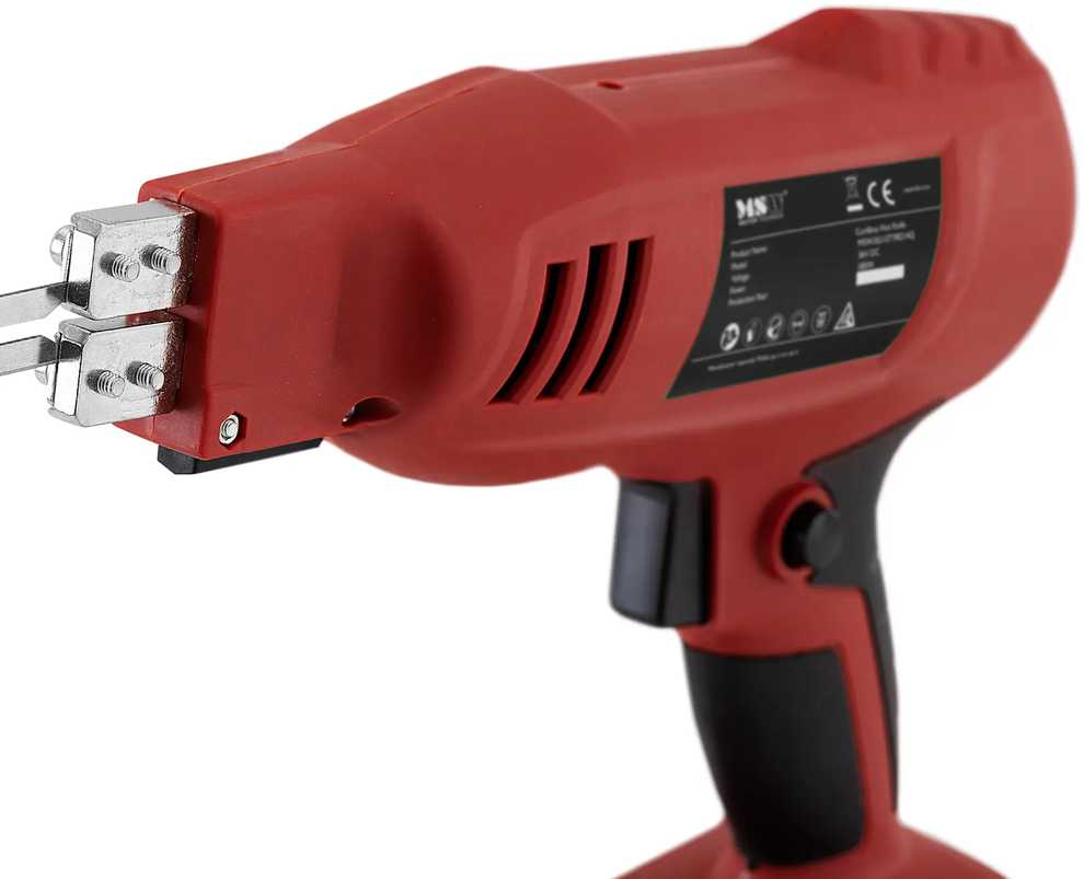 MSW terminis peilis polistirolui belaidis 200 mm 500C 140 W - komplektas