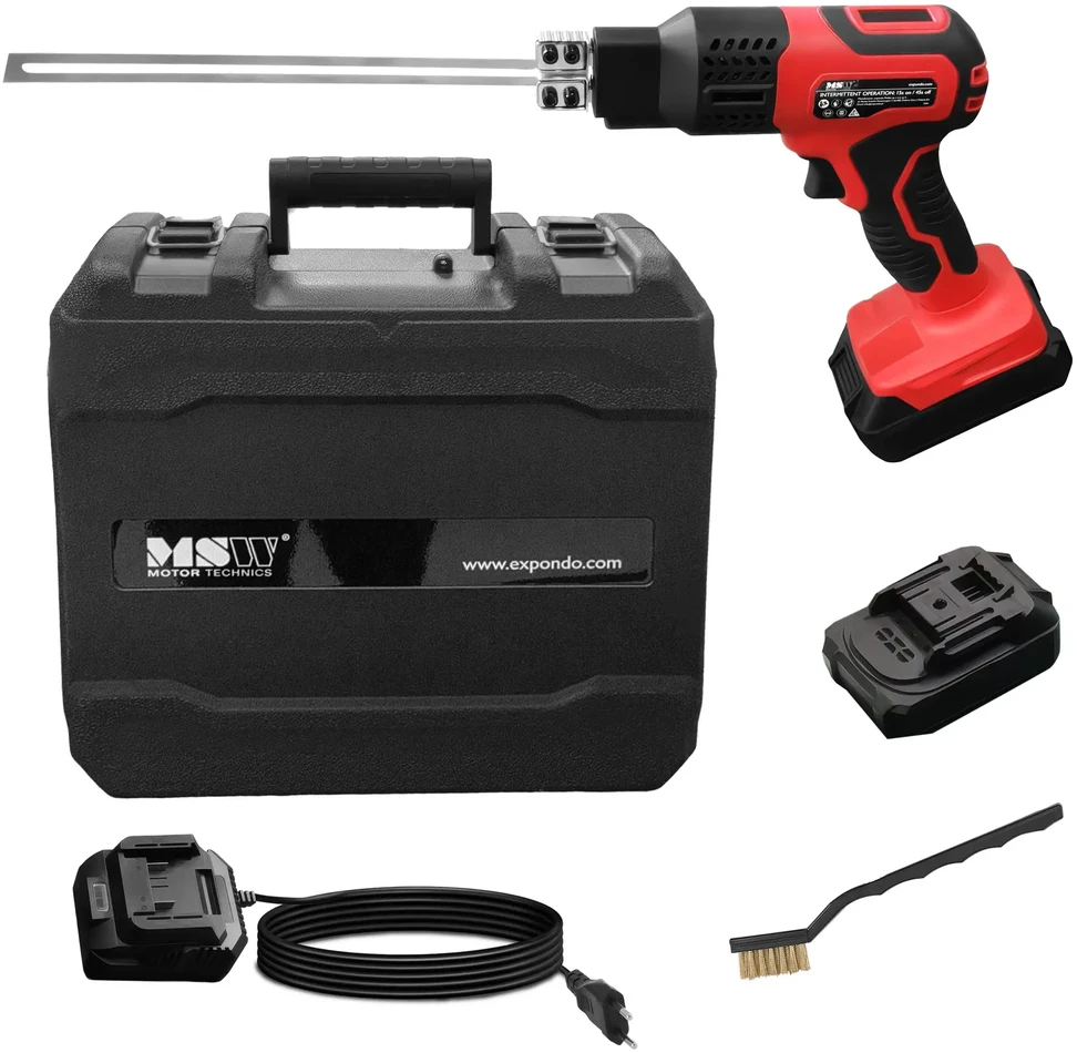 MSW terminis peilis polistirolui belaidis 200 mm 500C 140 W - komplektas