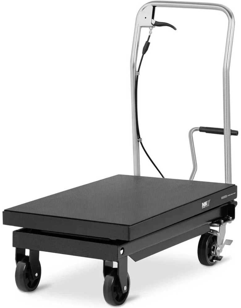 MSW Žirklinis stalinis vežimėlis transportiniam kėlimui 815 x 500 mm 500 kg