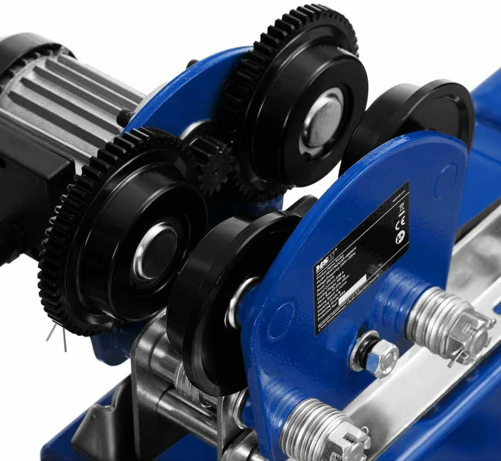 MSW Gervė elektrinė su trosiniu kranu 1600 W 12 m 500 kg