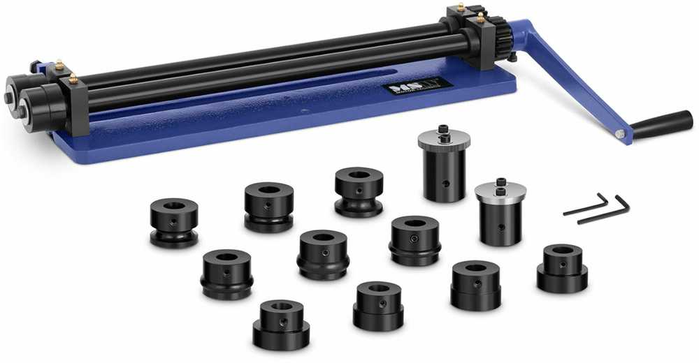 MSW Rankinis lenkimo staklės, lakštinio metalo griovelių staklės, 440 mm SET
