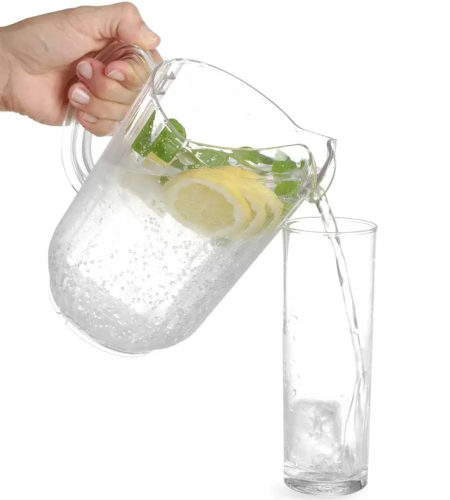 Nedūžtantis polikarbonatinis gėrimo ąsotis 1,8L - Hendi 567906