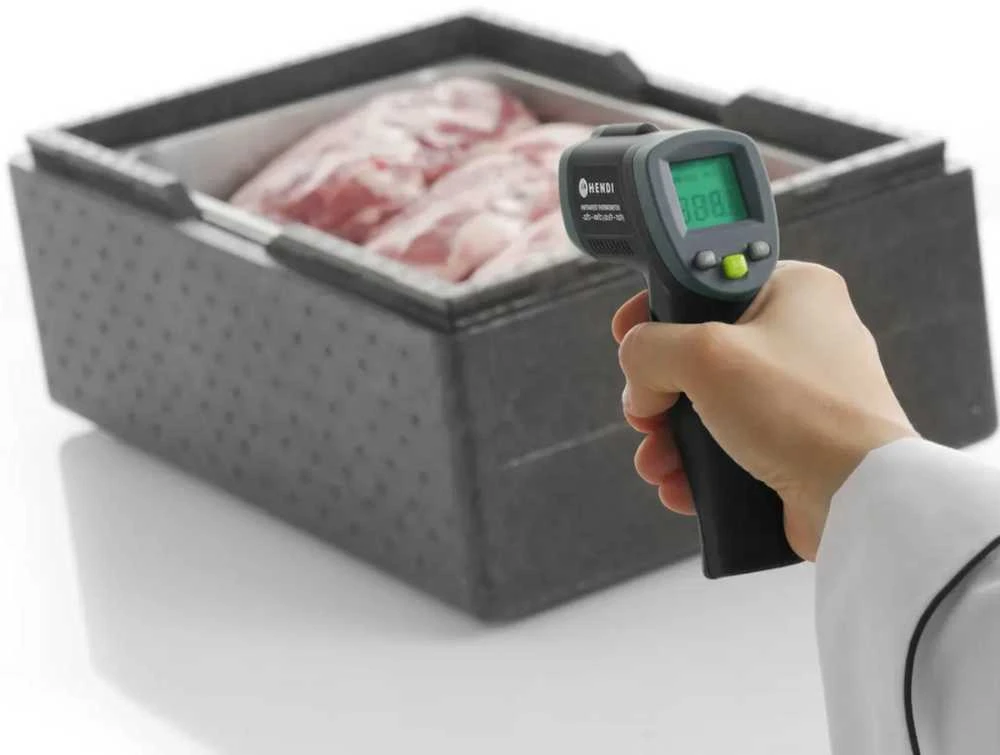 Virtuvinės svarstyklės Nekontaktinis lazerinis gastronominis termometras - Hendi 271148