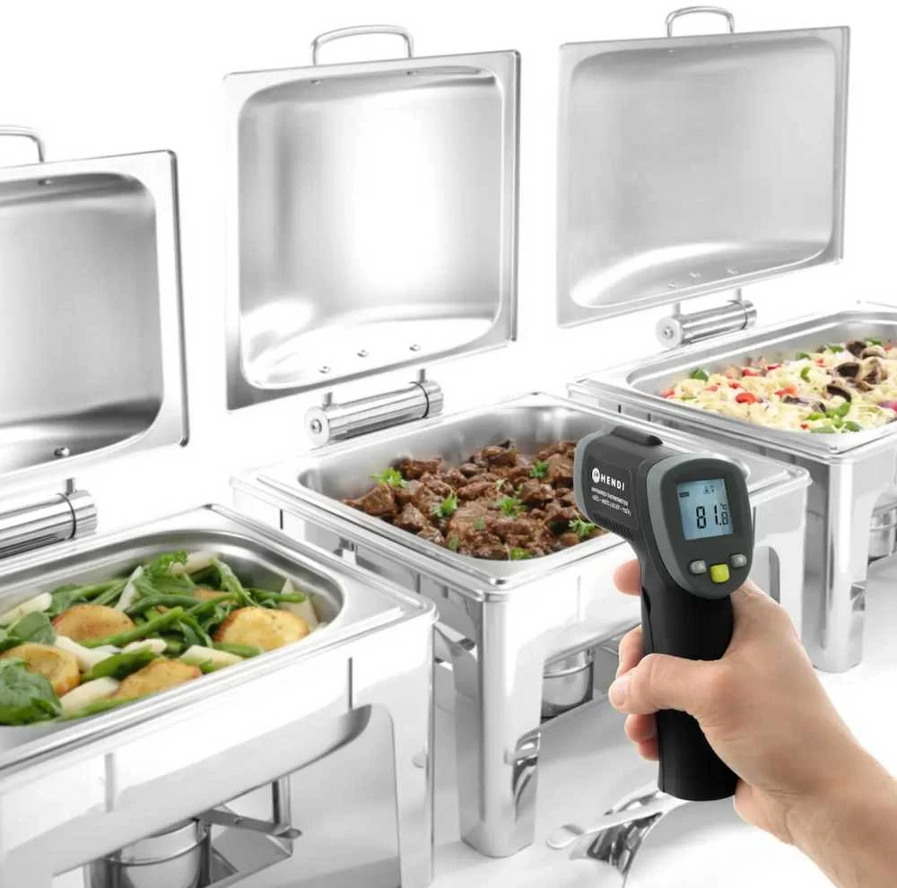 Virtuvinės svarstyklės Nekontaktinis lazerinis gastronominis termometras - Hendi 271148
