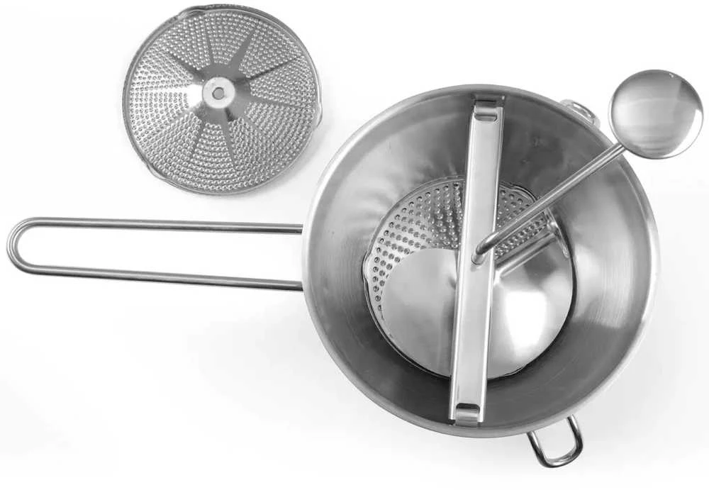 Nerūdijančio plieno sietelis daržovėms trinti. 200 mm – Hendi 515501