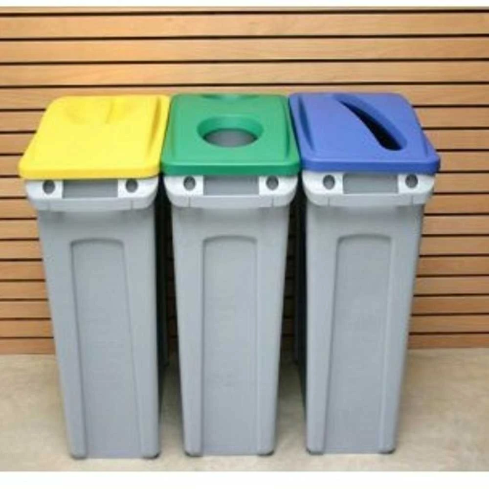 Newell Rubbermaid Rubbermaid SLIM JIM reg konteinerio dangtelis, rudas