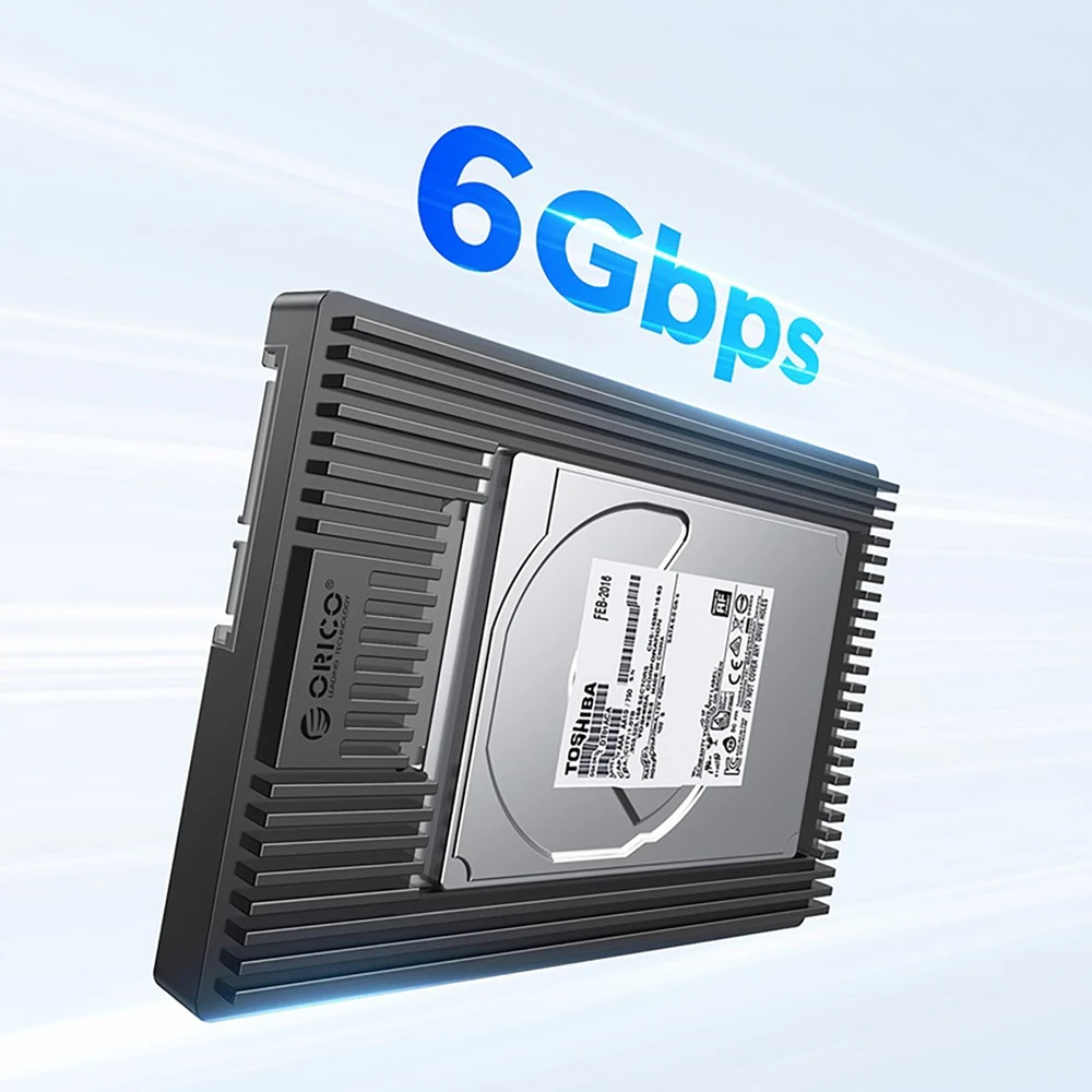 Orico D2SS-6G Drive Adapteris 2.5" to 3.5" Converter - Juodas