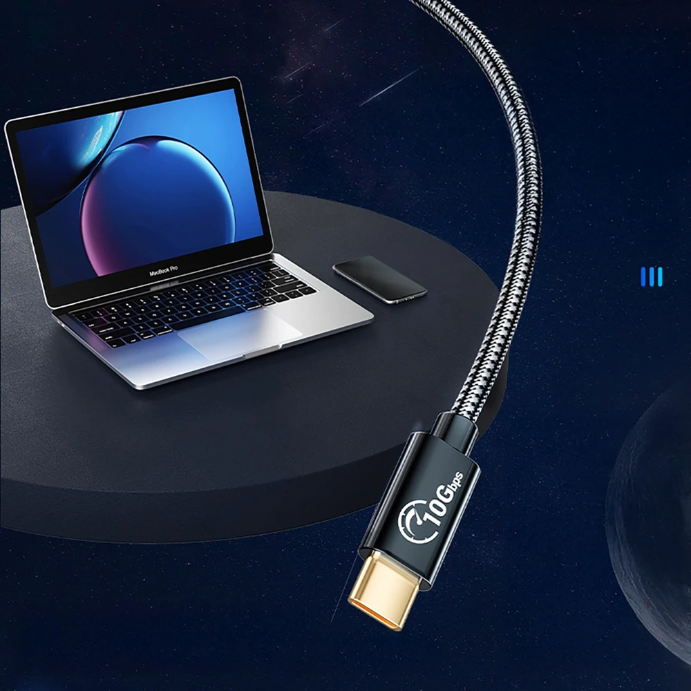 Orico CAF31 USB-C - USB-A 3.1 Gen 2 10Gbps 30cm OTG adapter - juodas