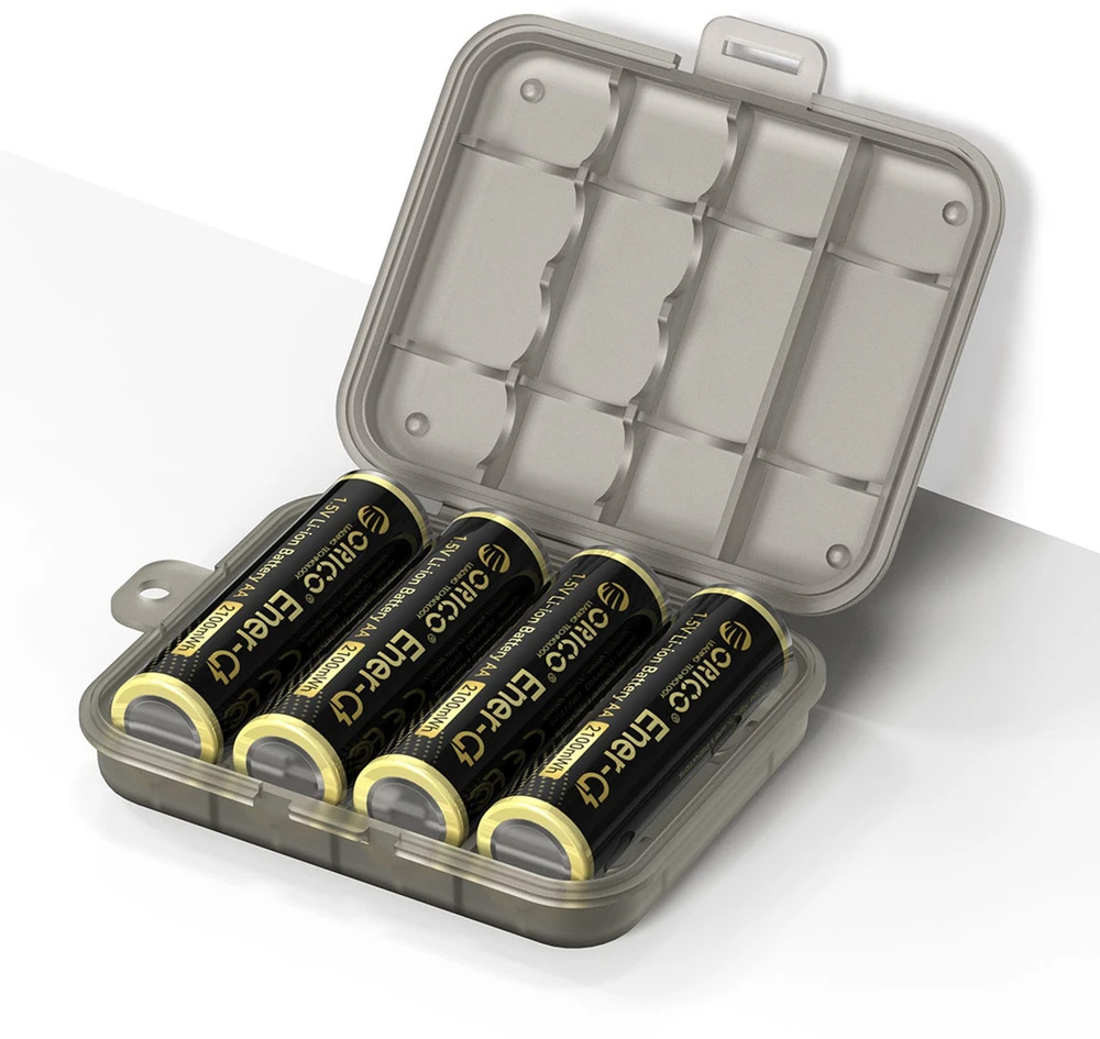 Orico Ener-G EG5C ličio baterija 1.5V 2100mWh AA USB-C įkraunamos baterijos su įkrovimo laidu 4 vnt.