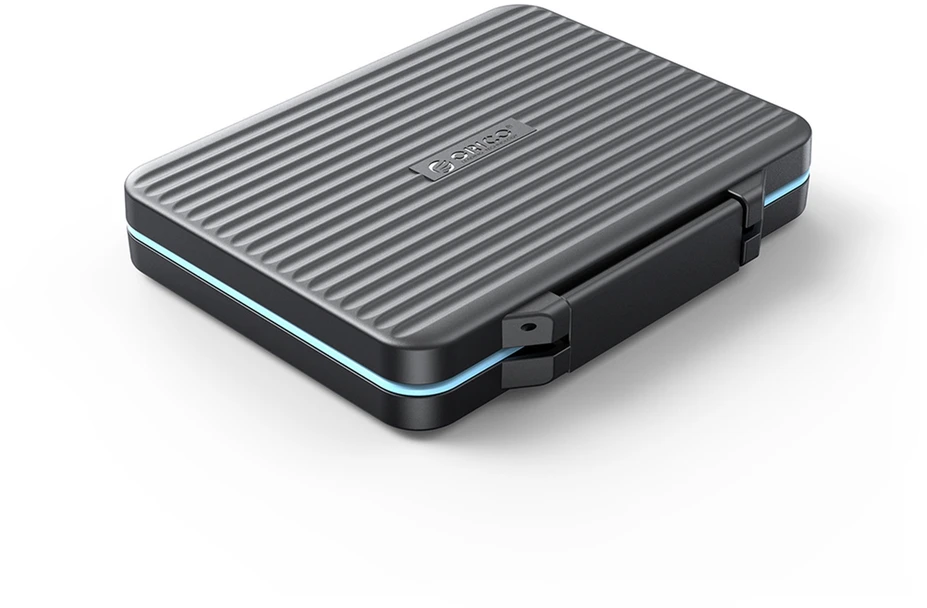 „Orico PHCD“ dėklas atminties kortelėms ir duomenų laikmenoms Juodas 2,5 colio SSD 2,5 colio HDD M.2 SSD SD Micro SD „CompactFlash“ kortelių skaitytuvai - Juodas