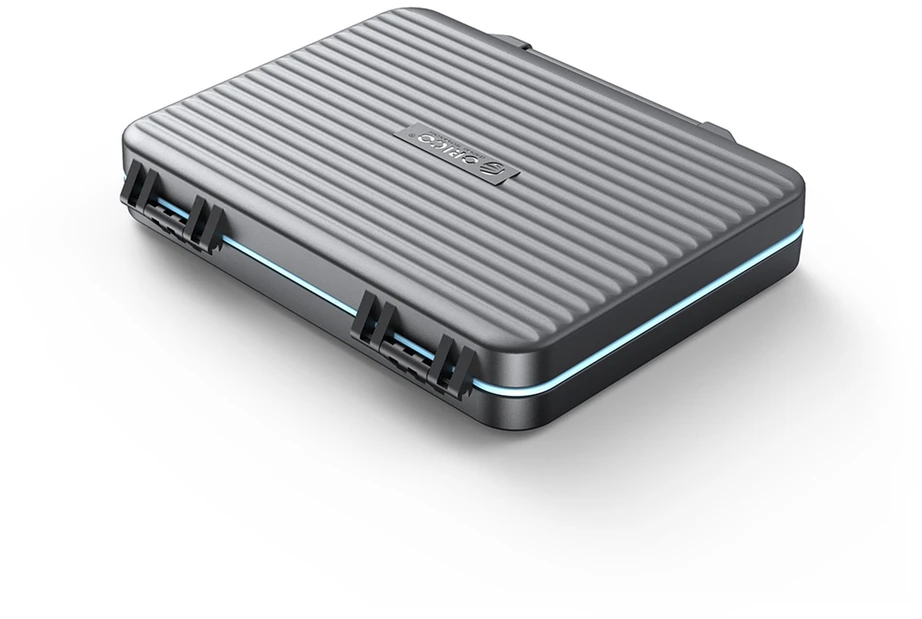 „Orico PHCD“ dėklas atminties kortelėms ir duomenų laikmenoms Juodas 2,5 colio SSD 2,5 colio HDD M.2 SSD SD Micro SD „CompactFlash“ kortelių skaitytuvai - Juodas