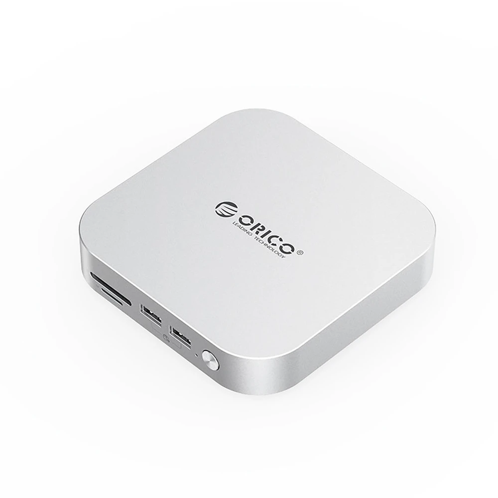 „Orico MiniLink 9-in-1“ prijungimo stotelė su M.2 SSD kietojo disko lizdu – „Sidabrinis“