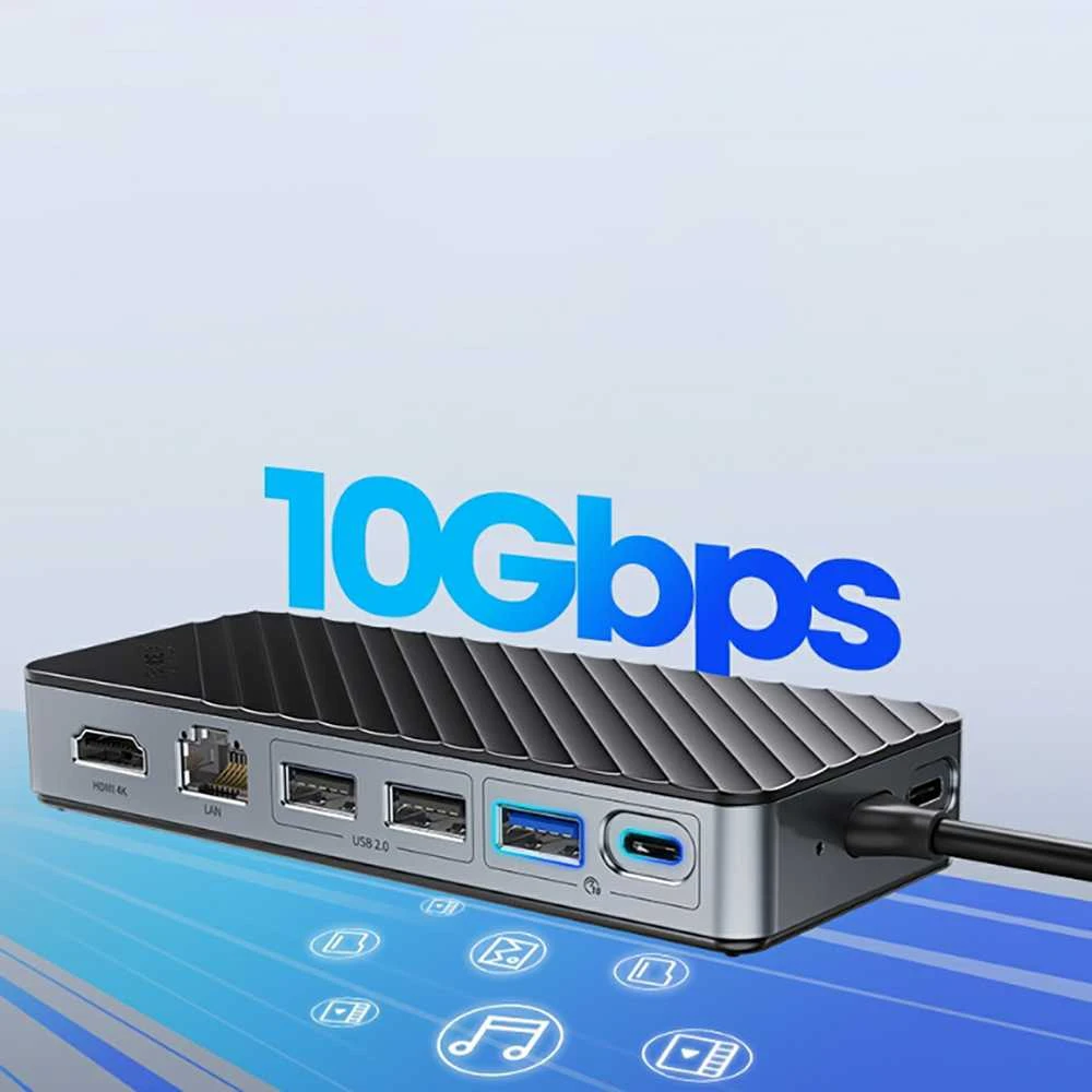 „Orico“ USB-C prijungimo stotelė su 10Gbps duomenų perdavimu