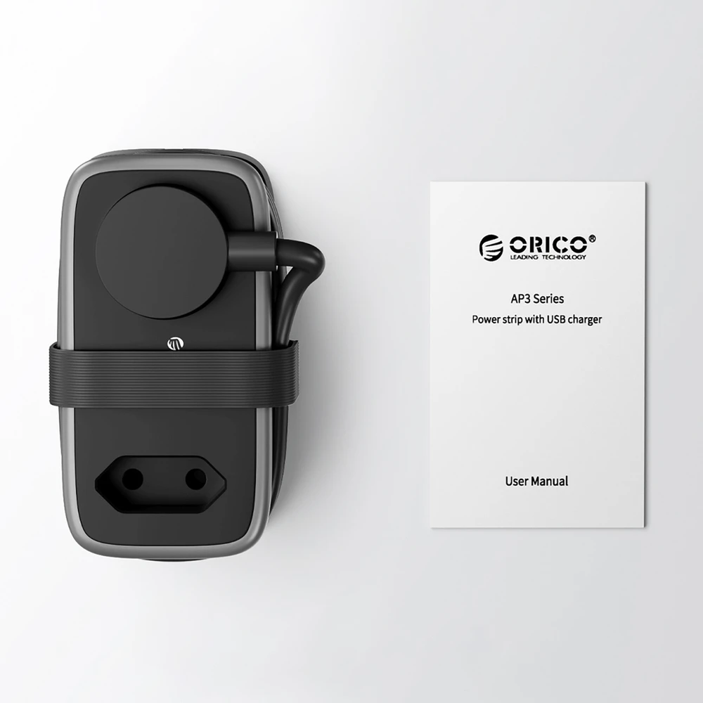 Orico APP 15.5W 5in1 maitinimo blokas 2x AC + 2x USB-A + 1x USB-C - Juodas