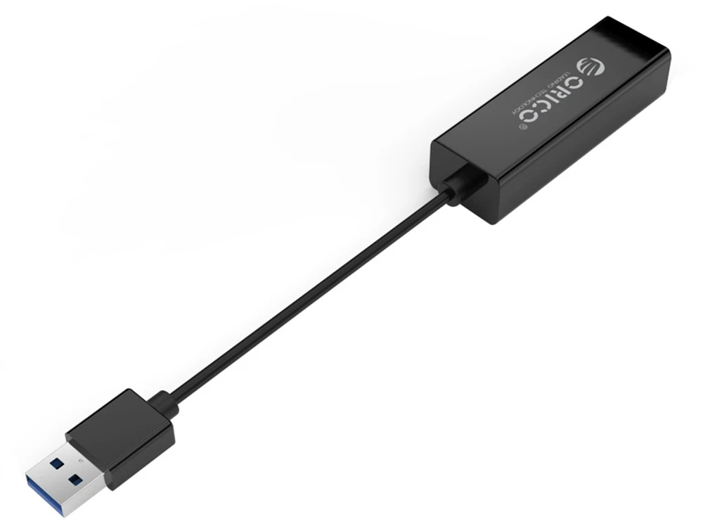 Orico UTJ-U3 1 Gigabit USB-A 3.0 išorinė tinklo plokštė - Juodas