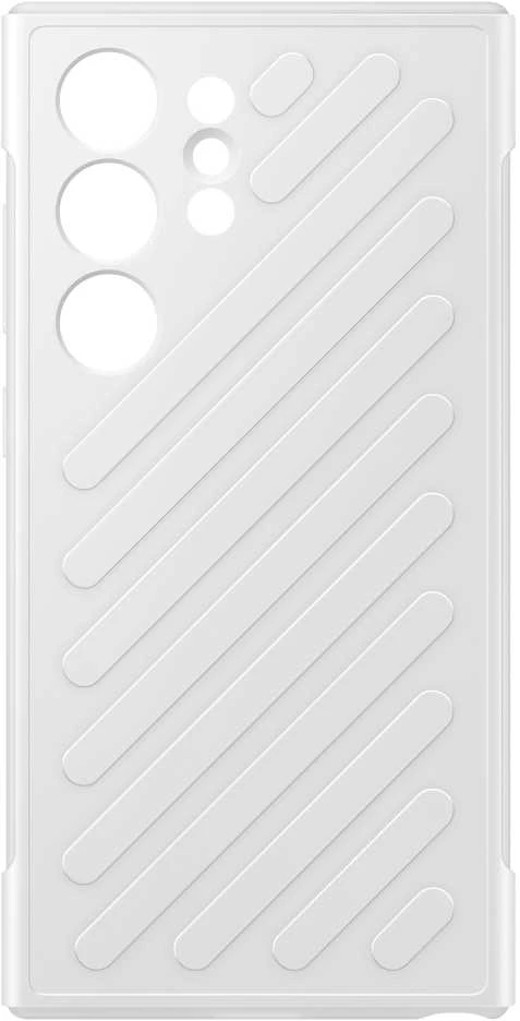 Dėklas „Samsung Galaxy S24 Ultra Shield“ dangtelis šviesiai pilkas
