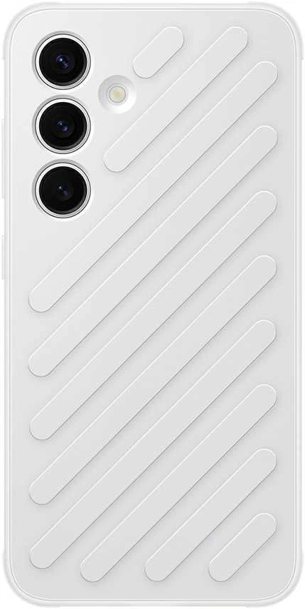 Dėklas „Samsung Galaxy S24 Shield Cover“ šviesiai pilkas
