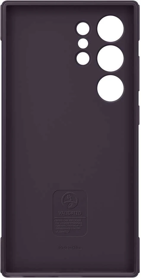 Dėklas Tamsiai violetinis Samsung Galaxy S24 Ultra Shield dangtelis