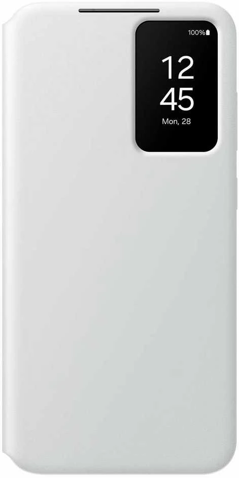 Samsung Galaxy S24+ Smart View piniginės dėklas Baltas