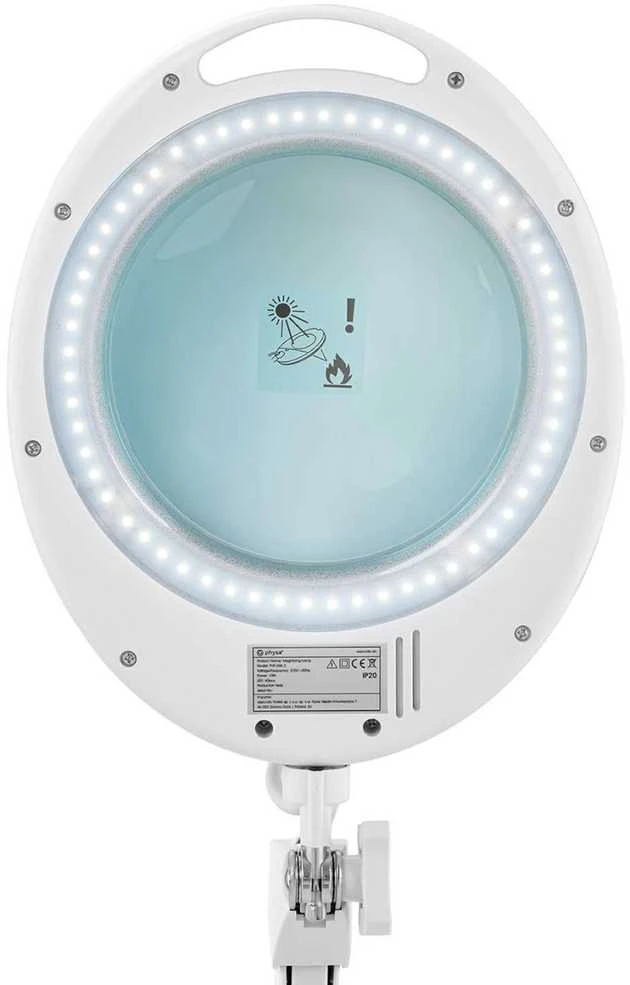 „Physa Cosmetic“ didinamoji lempa su mobiliu 5 dpi 72x LED didinamuoju stiklu