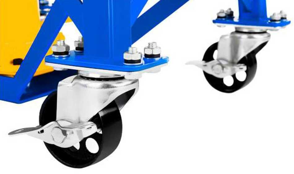 Platforminis liftas mobilus motociklo keltuvas ant ratų motociklams 135kg MSW MHB-135-PRO