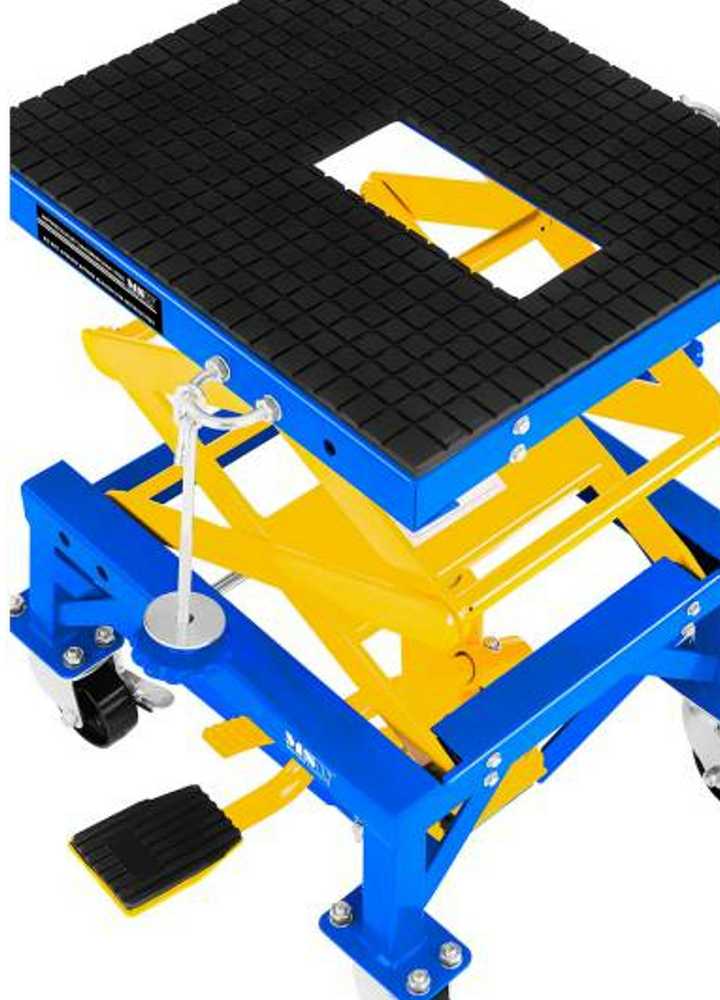 Platforminis liftas mobilus motociklo keltuvas ant ratų motociklams 135kg MSW MHB-135-PRO