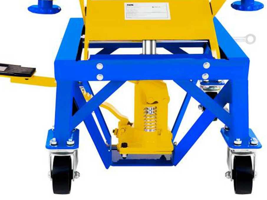Platforminis liftas mobilus motociklo keltuvas ant ratų motociklams 135kg MSW MHB-135-PRO